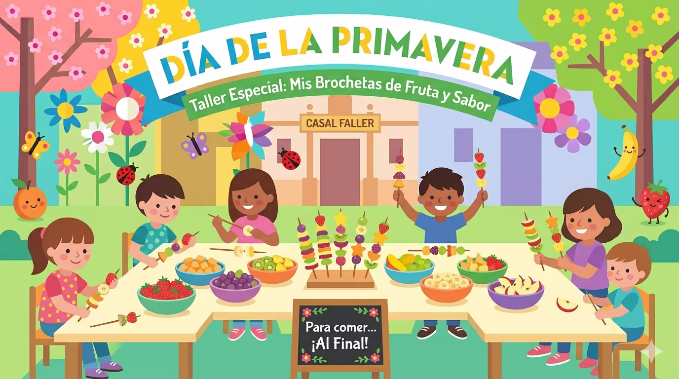 Taller infantiles brochetas y manualidades
